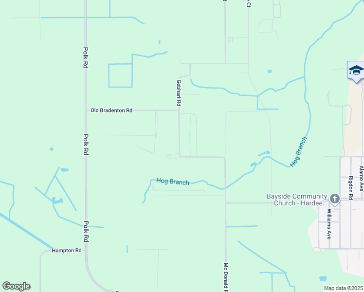 map of restaurants, bars, coffee shops, grocery stores, and more near 1555 Old Bradenton Road in Wauchula