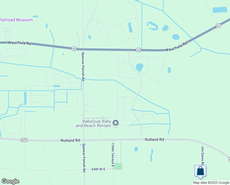 map of restaurants, bars, coffee shops, grocery stores, and more near in Parrish