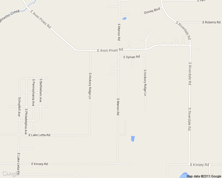 map of restaurants, bars, coffee shops, grocery stores, and more near 810 South Marion Road in Avon Park