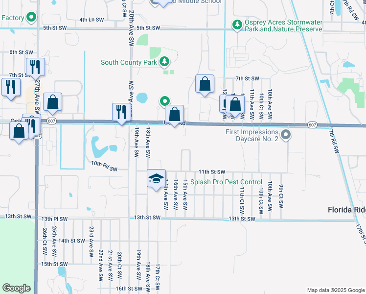 map of restaurants, bars, coffee shops, grocery stores, and more near 1549 15th Circle Southwest in Vero Beach