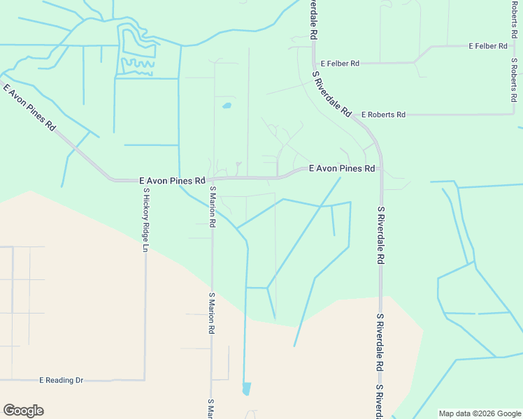 map of restaurants, bars, coffee shops, grocery stores, and more near South Hickory Ridge Lane in Avon Park