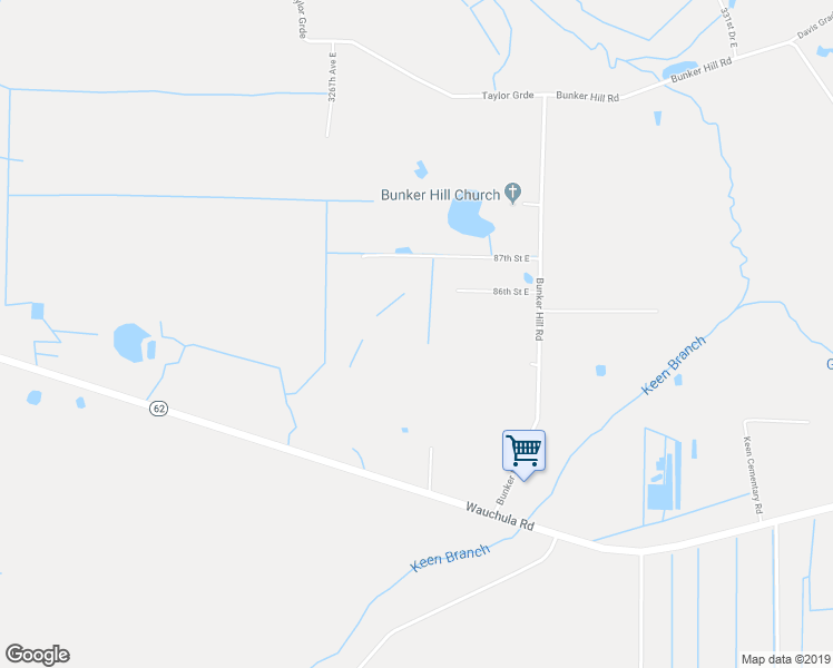 map of restaurants, bars, coffee shops, grocery stores, and more near 32925 85th Street East in Duette