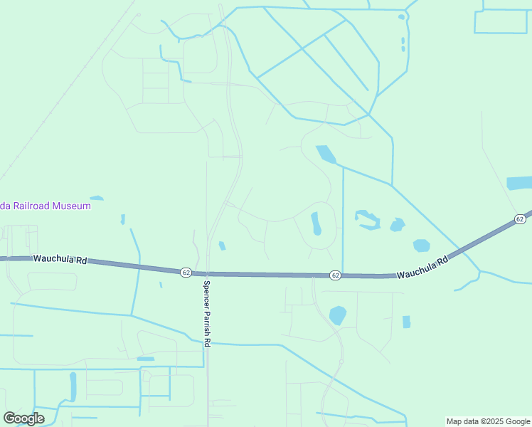 map of restaurants, bars, coffee shops, grocery stores, and more near 13500 Highway 62 in Parrish