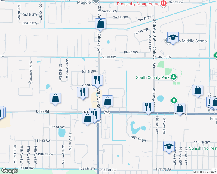 map of restaurants, bars, coffee shops, grocery stores, and more near 2577 Stockbridge Square Southwest in Vero Beach