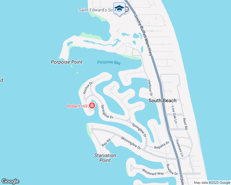 map of restaurants, bars, coffee shops, grocery stores, and more near 211 Spinnaker Drive in Vero Beach