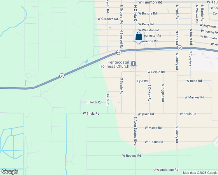 map of restaurants, bars, coffee shops, grocery stores, and more near 2815 Yepremian Road in Avon Park