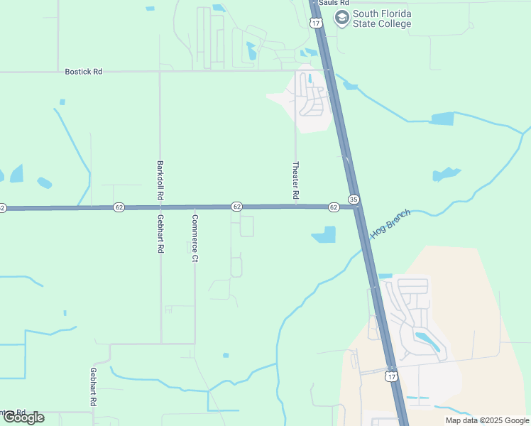 map of restaurants, bars, coffee shops, grocery stores, and more near 265 Florida 62 in Bowling Green