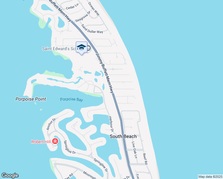 map of restaurants, bars, coffee shops, grocery stores, and more near 105 Highway A1A in Vero Beach