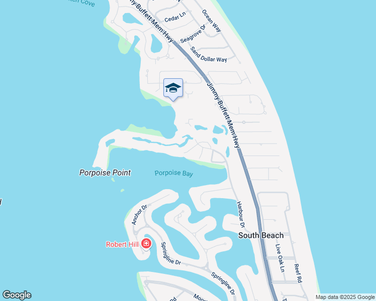 map of restaurants, bars, coffee shops, grocery stores, and more near Un Road A in Vero Beach