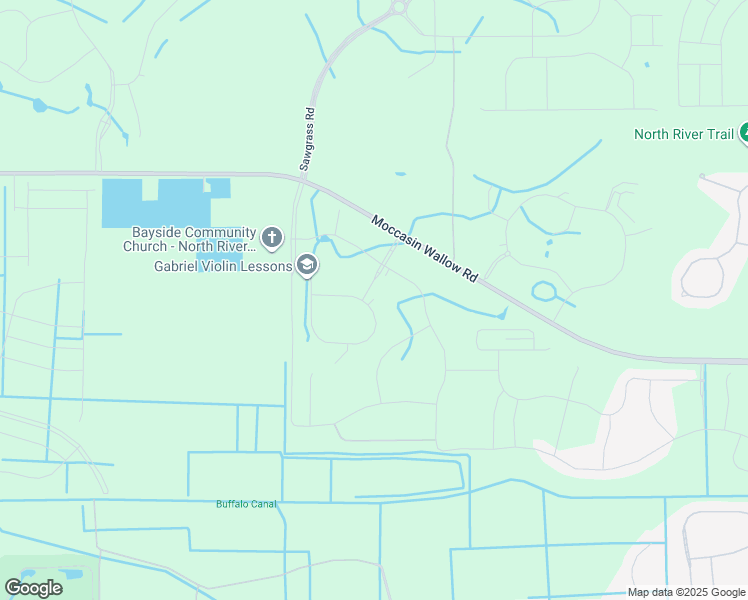 map of restaurants, bars, coffee shops, grocery stores, and more near in Parrish