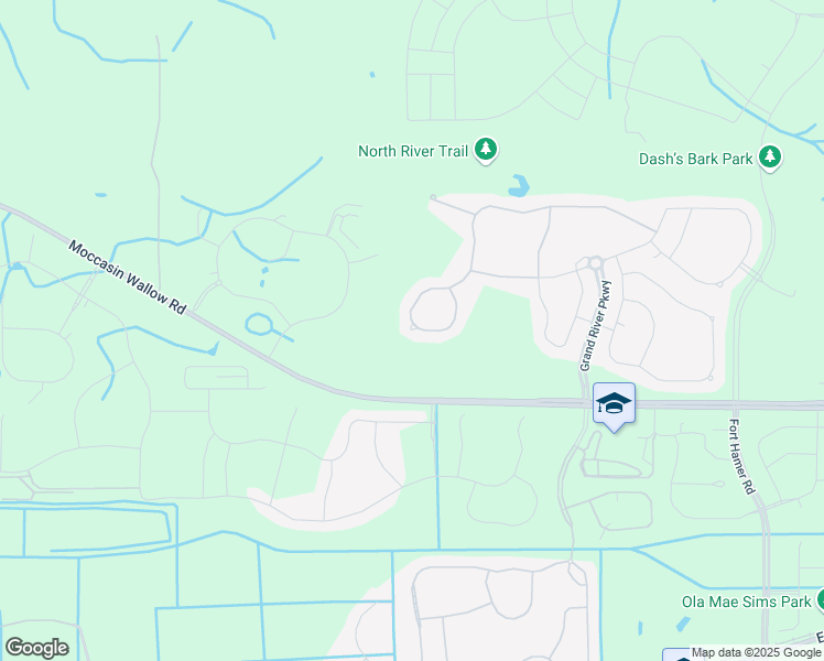 map of restaurants, bars, coffee shops, grocery stores, and more near in Parrish