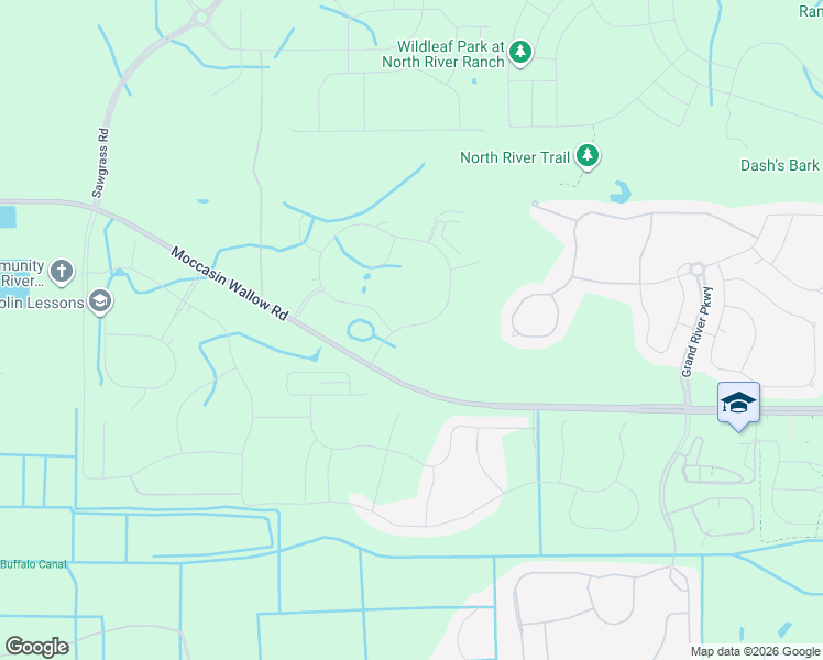 map of restaurants, bars, coffee shops, grocery stores, and more near 10583 97th Street East in Parrish