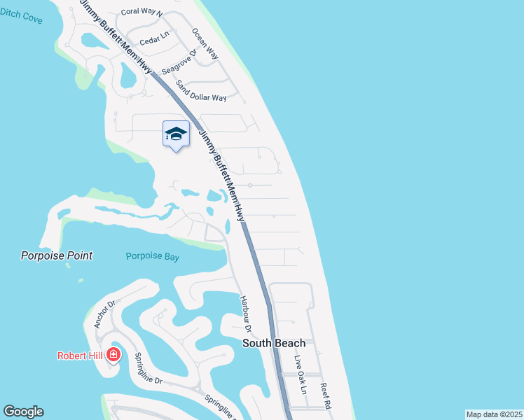 map of restaurants, bars, coffee shops, grocery stores, and more near 1956 Surfside Terrace in Vero Beach