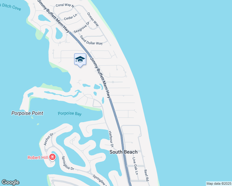 map of restaurants, bars, coffee shops, grocery stores, and more near 1956 Surfside Terrace in Vero Beach