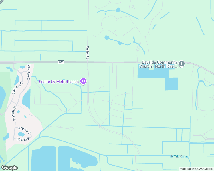 map of restaurants, bars, coffee shops, grocery stores, and more near 8505 Moccasin Wallow Road in Palmetto
