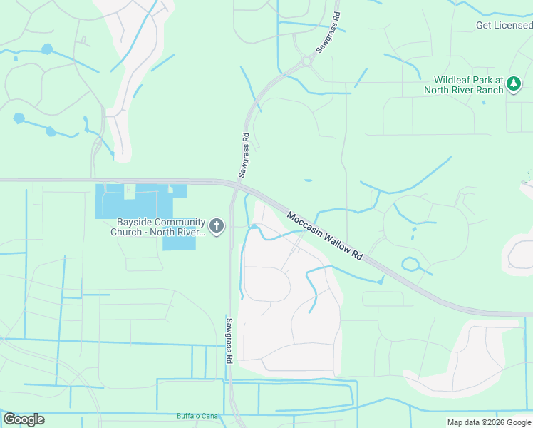 map of restaurants, bars, coffee shops, grocery stores, and more near 10623 97th Street East in Parrish