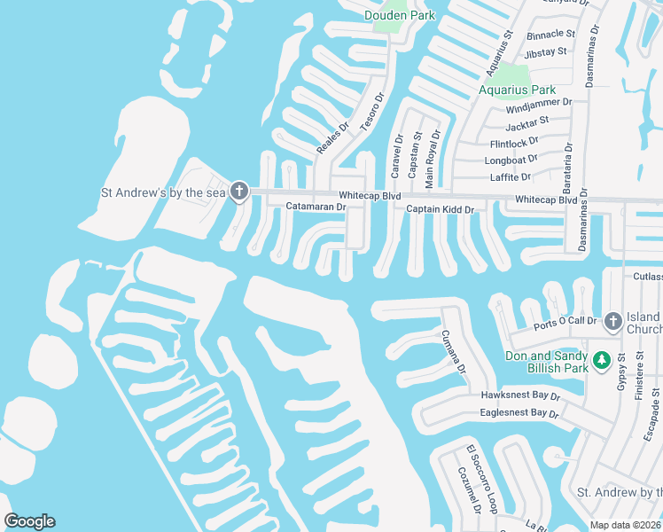 map of restaurants, bars, coffee shops, grocery stores, and more near 15326 Cartagena Court in Corpus Christi