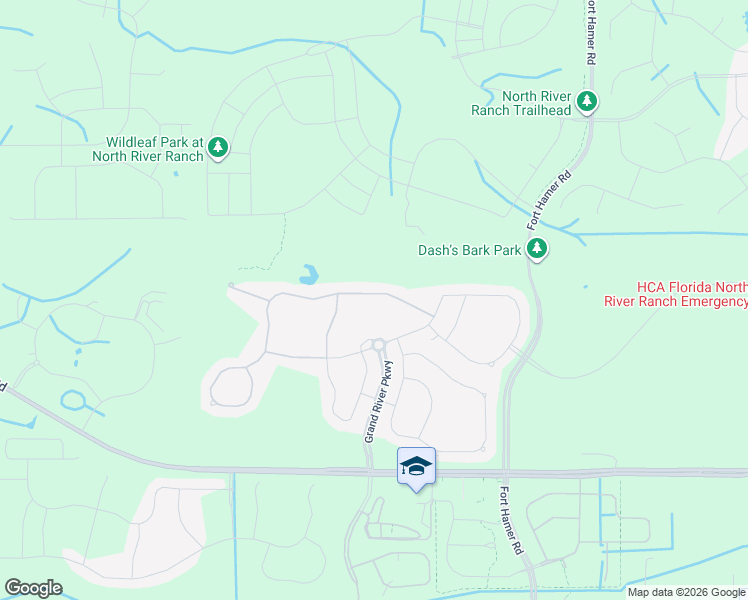 map of restaurants, bars, coffee shops, grocery stores, and more near 10400 97th Street East in Palmetto
