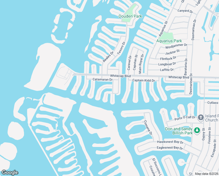 map of restaurants, bars, coffee shops, grocery stores, and more near 15310 Tortuga Court in Corpus Christi