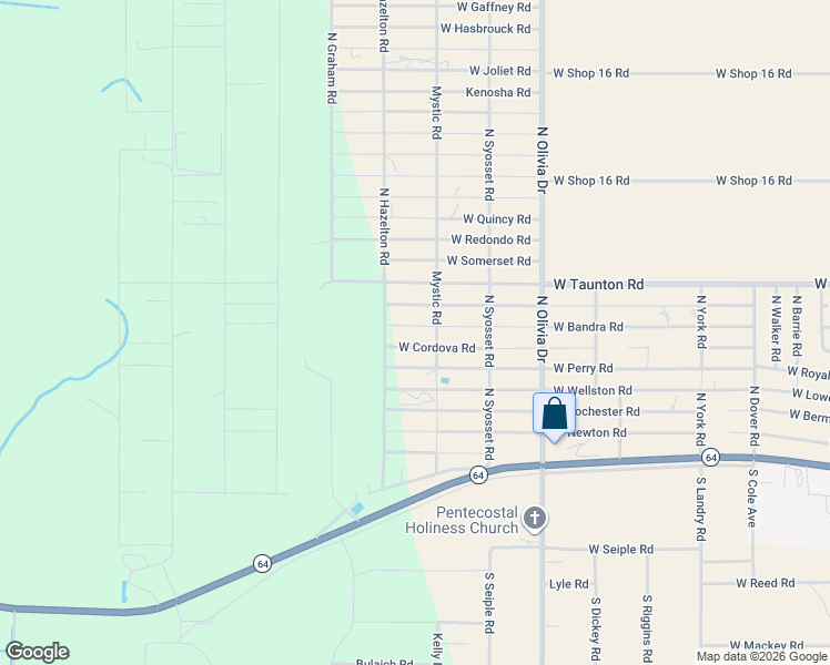 map of restaurants, bars, coffee shops, grocery stores, and more near 2924 West Bandra Road in Avon Park