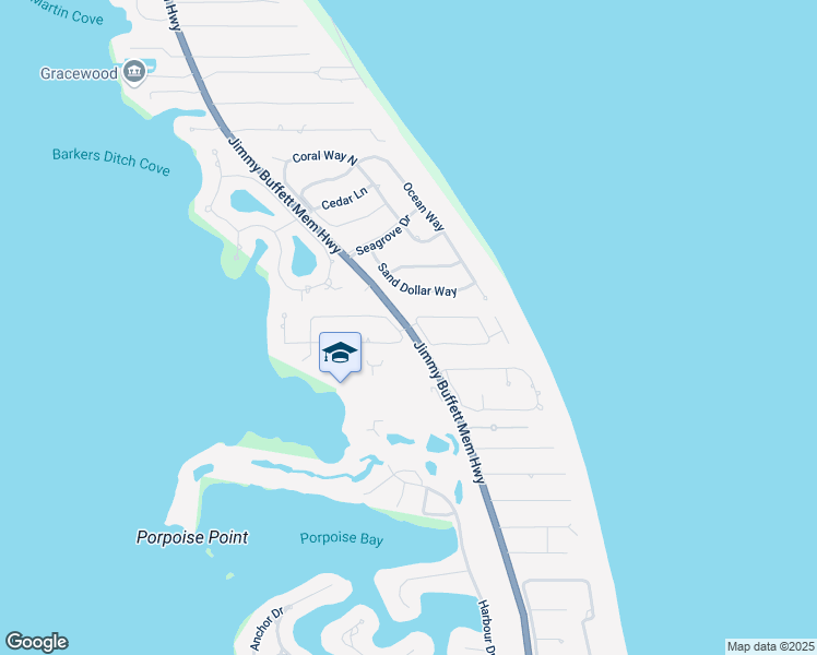 map of restaurants, bars, coffee shops, grocery stores, and more near 3 Highway A1A in Vero Beach