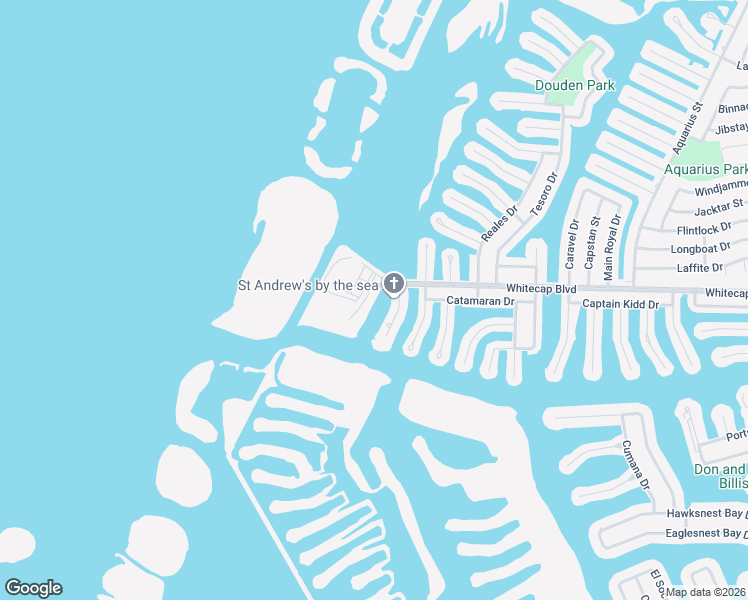 map of restaurants, bars, coffee shops, grocery stores, and more near 15334 Bonasse Court in Corpus Christi