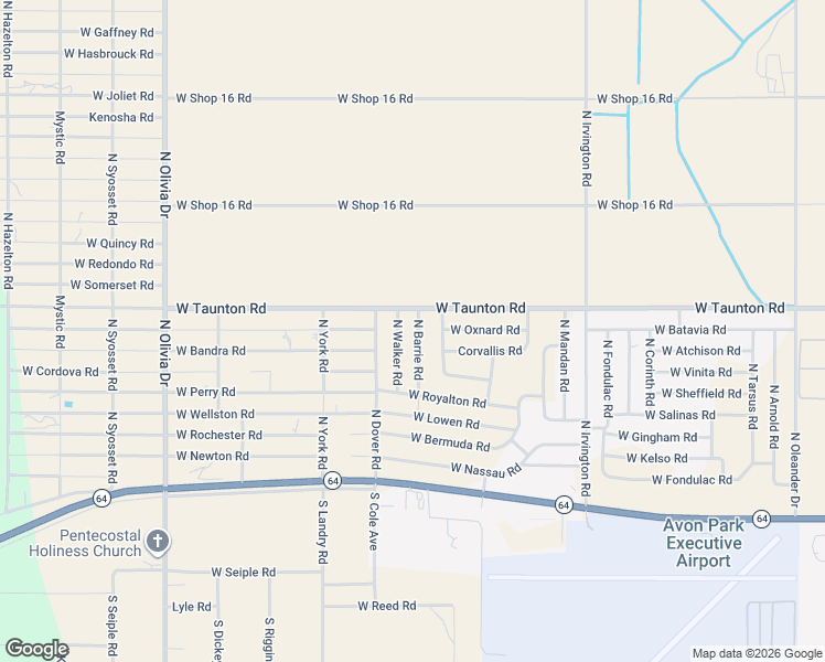 map of restaurants, bars, coffee shops, grocery stores, and more near 396 North Barrie Road in Avon Park