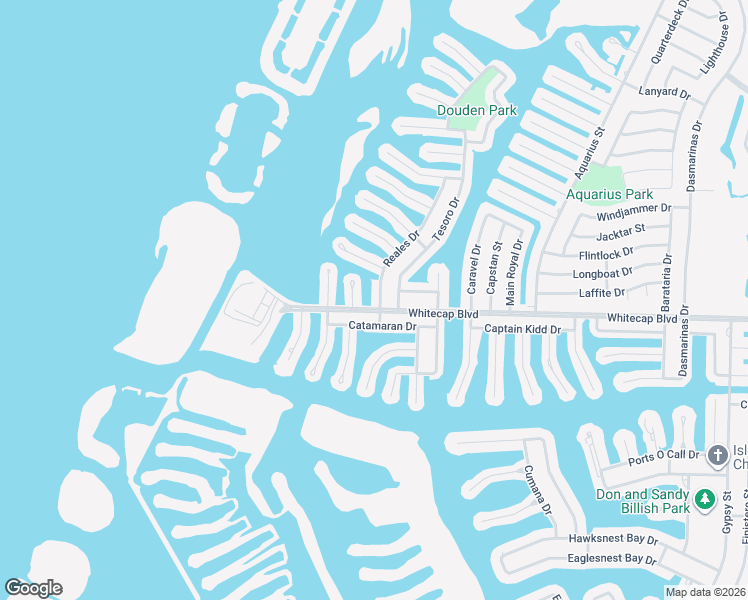 map of restaurants, bars, coffee shops, grocery stores, and more near 15229 Reales Drive in Corpus Christi