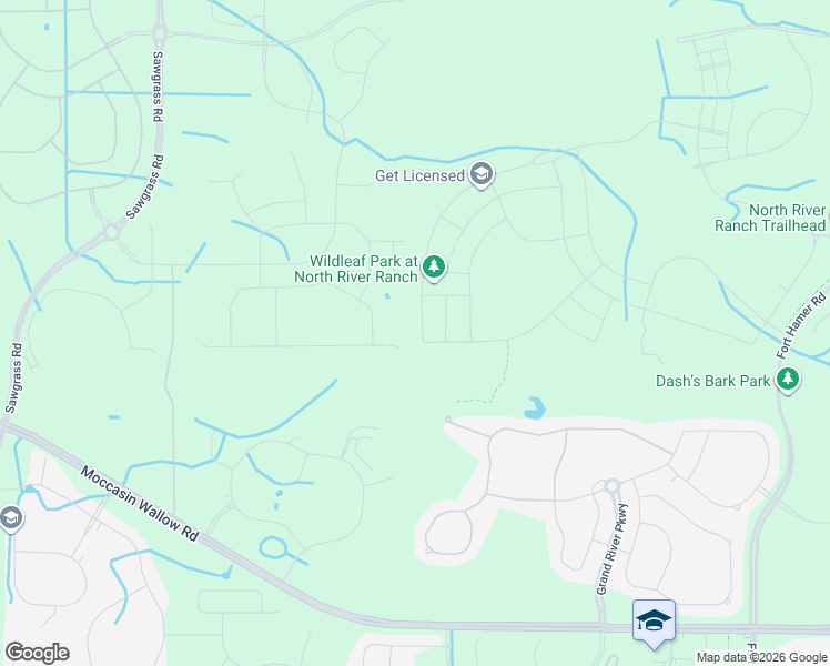map of restaurants, bars, coffee shops, grocery stores, and more near 10400 Moccasin Wallow Road in Manatee