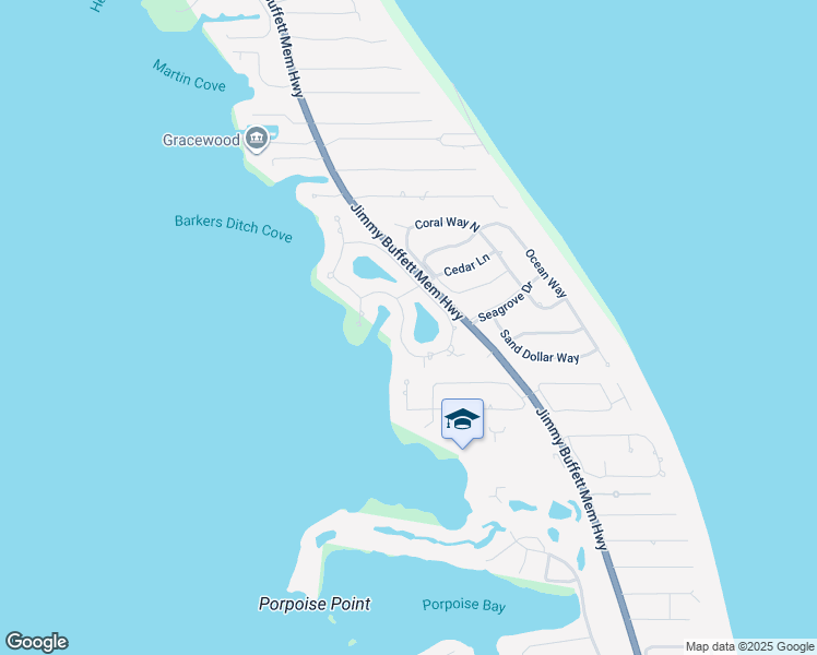 map of restaurants, bars, coffee shops, grocery stores, and more near 220 Riverway Drive in Vero Beach