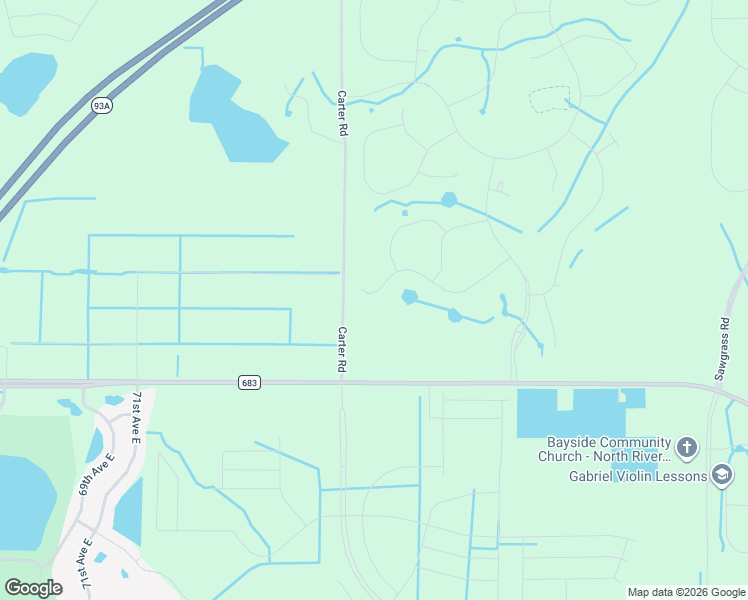 map of restaurants, bars, coffee shops, grocery stores, and more near 8670 Moccasin Wallow Road in Palmetto