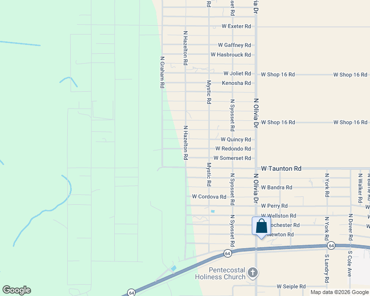 map of restaurants, bars, coffee shops, grocery stores, and more near 2970 West Redondo Road in Avon Park