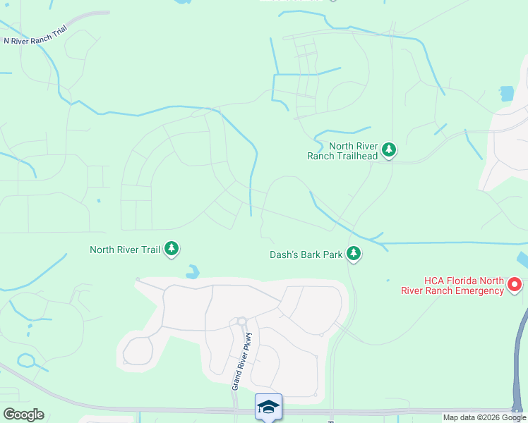 map of restaurants, bars, coffee shops, grocery stores, and more near 10456 97th Street East in Parrish