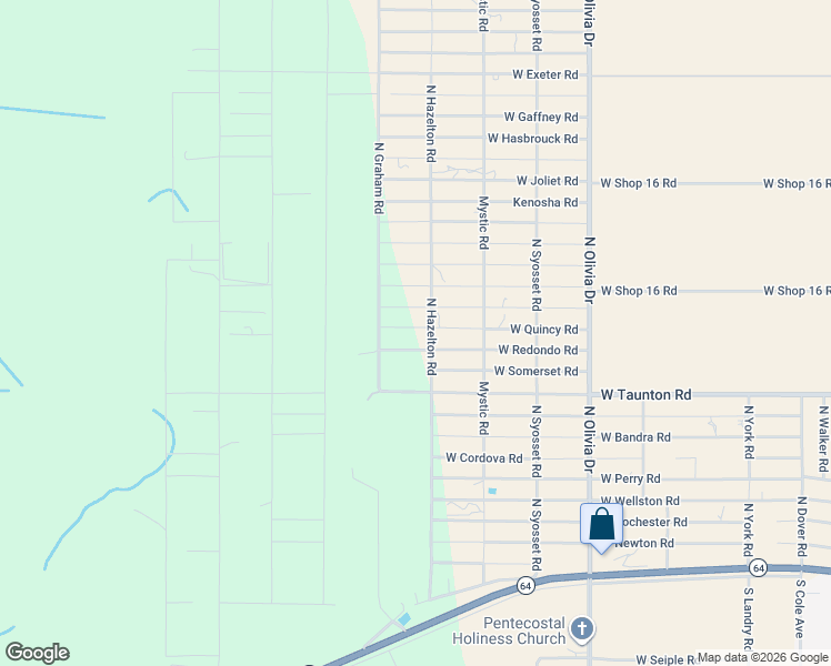 map of restaurants, bars, coffee shops, grocery stores, and more near 2970-3000 West Redondo Road in Avon Park