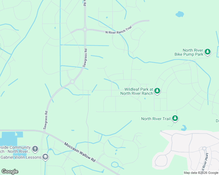 map of restaurants, bars, coffee shops, grocery stores, and more near 10400 Moccasin Wallow Road in Palmetto