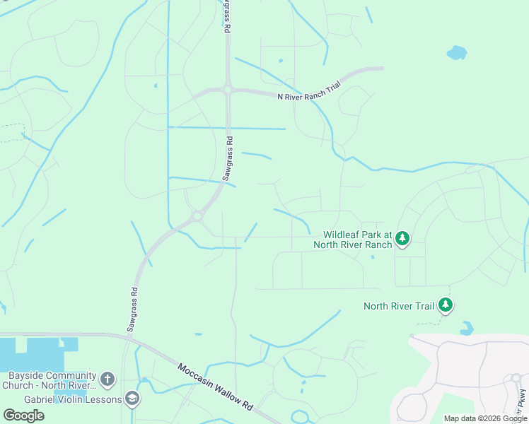 map of restaurants, bars, coffee shops, grocery stores, and more near 10400 Moccasin Wallow Road in Palmetto