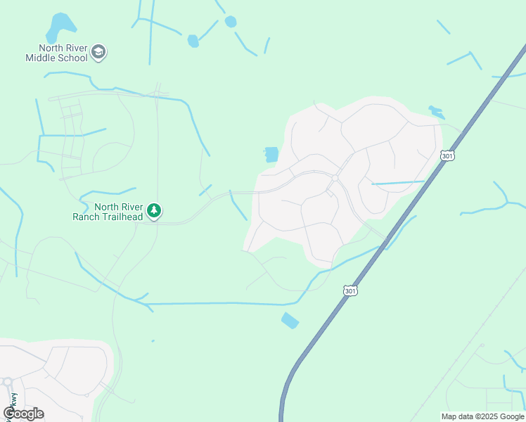 map of restaurants, bars, coffee shops, grocery stores, and more near 10323 Moosehead Drive in Parrish