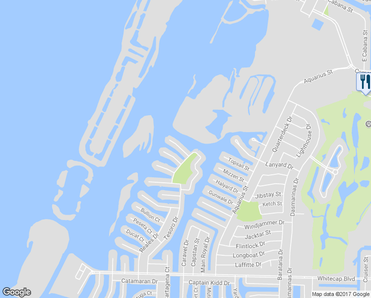 map of restaurants, bars, coffee shops, grocery stores, and more near 13554 Carlos 5th Court in Corpus Christi