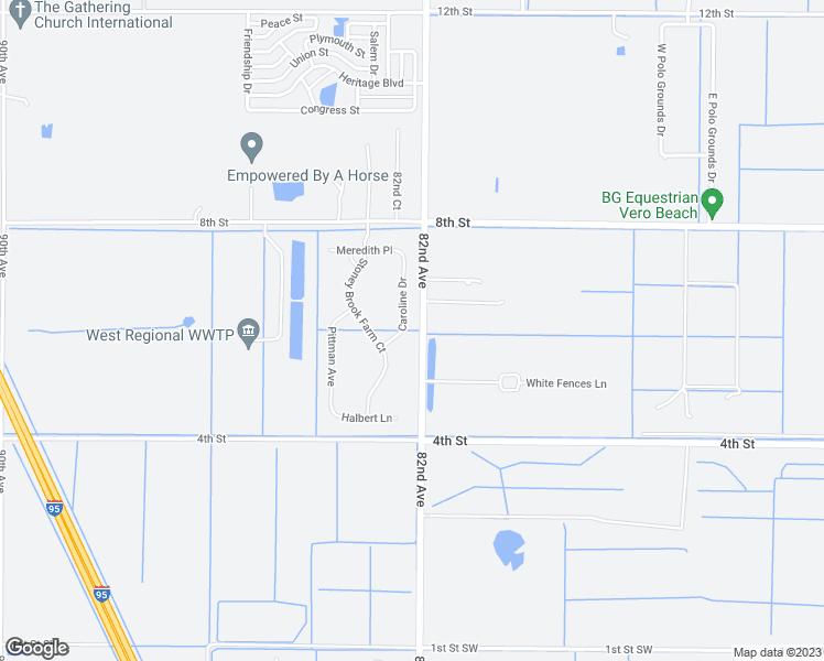 map of restaurants, bars, coffee shops, grocery stores, and more near 530 Caroline Drive in Vero Beach