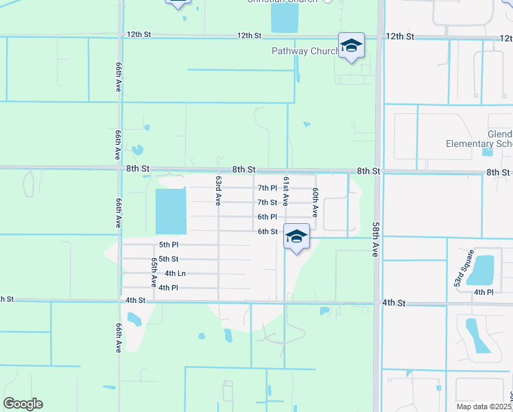 map of restaurants, bars, coffee shops, grocery stores, and more near 6195 7th Street in Vero Beach