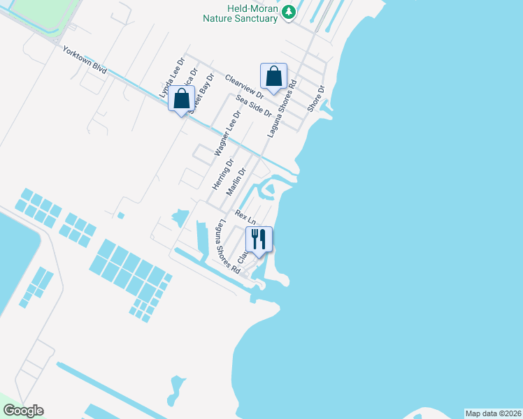 map of restaurants, bars, coffee shops, grocery stores, and more near 4025 Walker Drive in Corpus Christi