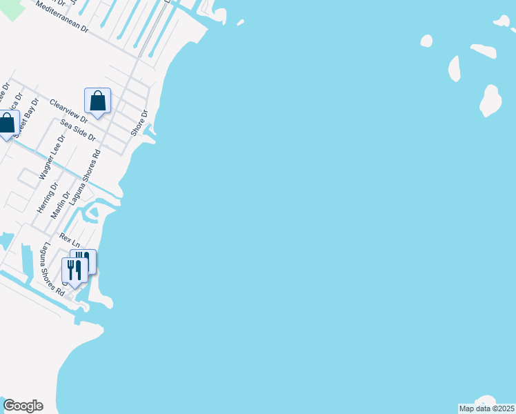 map of restaurants, bars, coffee shops, grocery stores, and more near in Corpus Christi