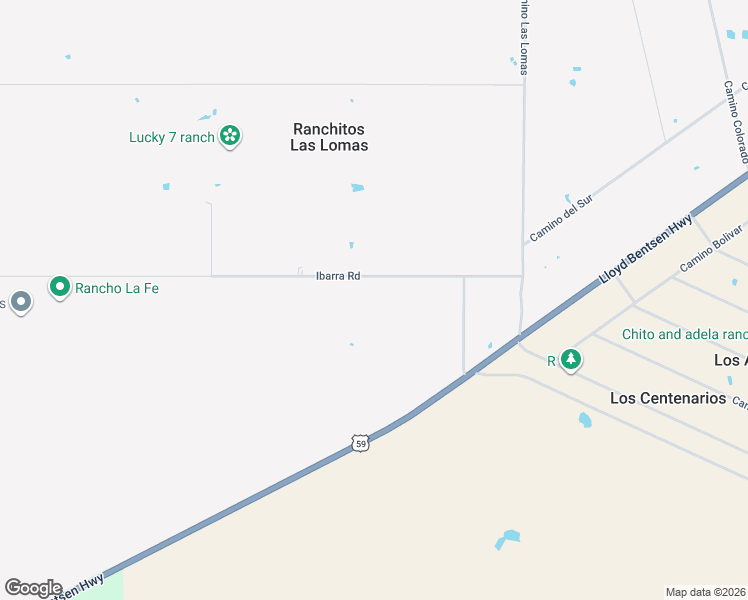 map of restaurants, bars, coffee shops, grocery stores, and more near 299 7150g in Laredo