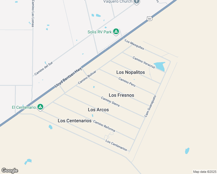 map of restaurants, bars, coffee shops, grocery stores, and more near Los Fresnos in Laredo