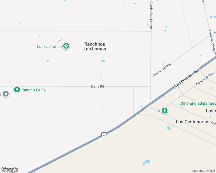 map of restaurants, bars, coffee shops, grocery stores, and more near 299 7150g in Laredo