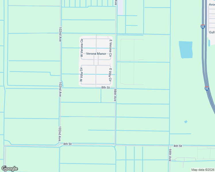 map of restaurants, bars, coffee shops, grocery stores, and more near 9949 East Villa Circle in Vero Beach