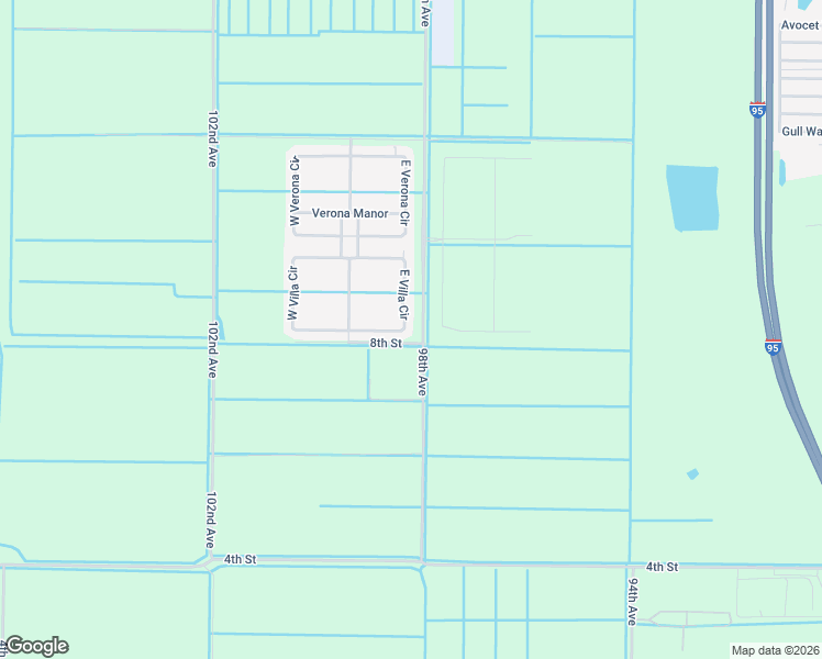 map of restaurants, bars, coffee shops, grocery stores, and more near 9933 East Villa Circle in Vero Beach