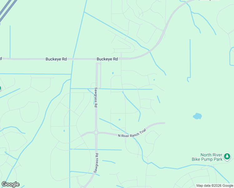 map of restaurants, bars, coffee shops, grocery stores, and more near 10403 Buckeye Road in Palmetto