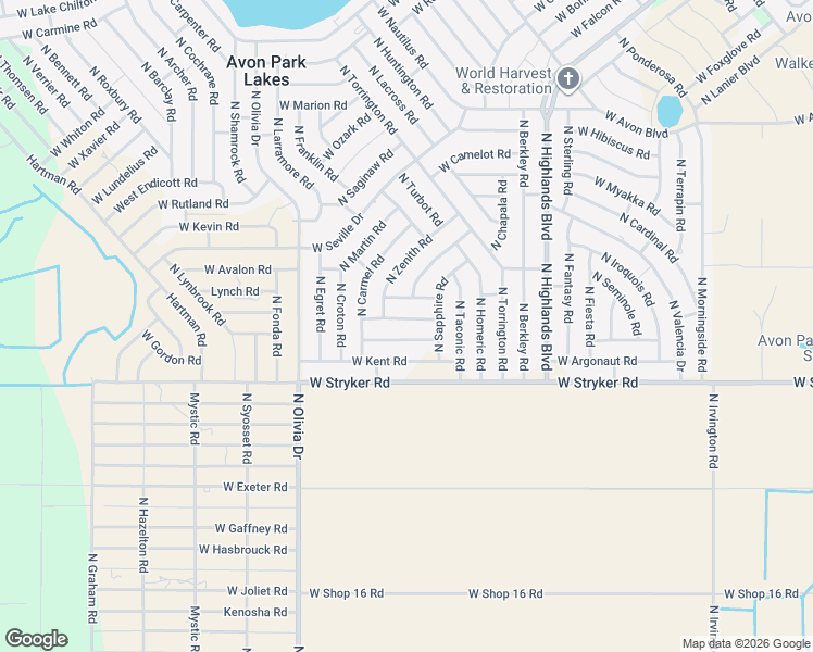map of restaurants, bars, coffee shops, grocery stores, and more near 2469 West Phorus Road in Avon Park