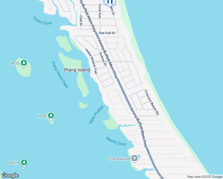 map of restaurants, bars, coffee shops, grocery stores, and more near 1140 Leeward Ln in Vero Beach